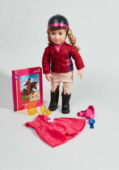 صورة اور جينيريشن دمية ركوب خيل 46 سم 3 سنوات فما فوق - ليلي آنا